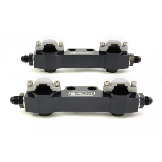 Side Feed Parallel Billet Fuel Rail Pair